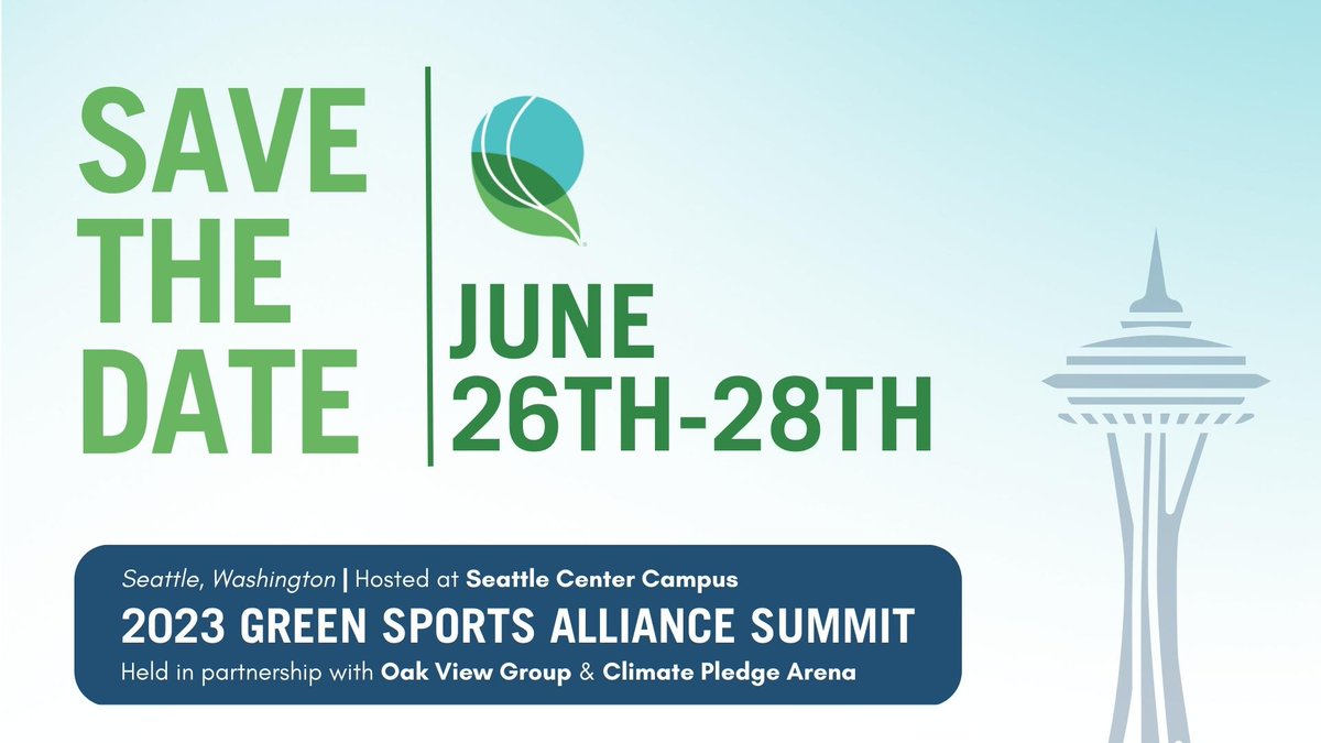 2023 Green Sports Alliance Summit in partnership with oakviewgroup and